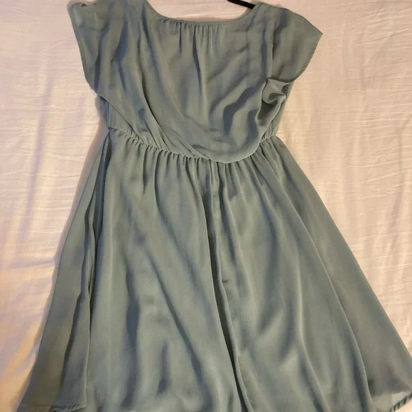 flowy chiffon bridesmaid dresses Aqua Blue Bridesmaid Dresses Long Chiffon Wedding Party Dress w/straps –  DaisyFormals-Bridesmaid and Formal Dresses in 59+ Colors main image 0